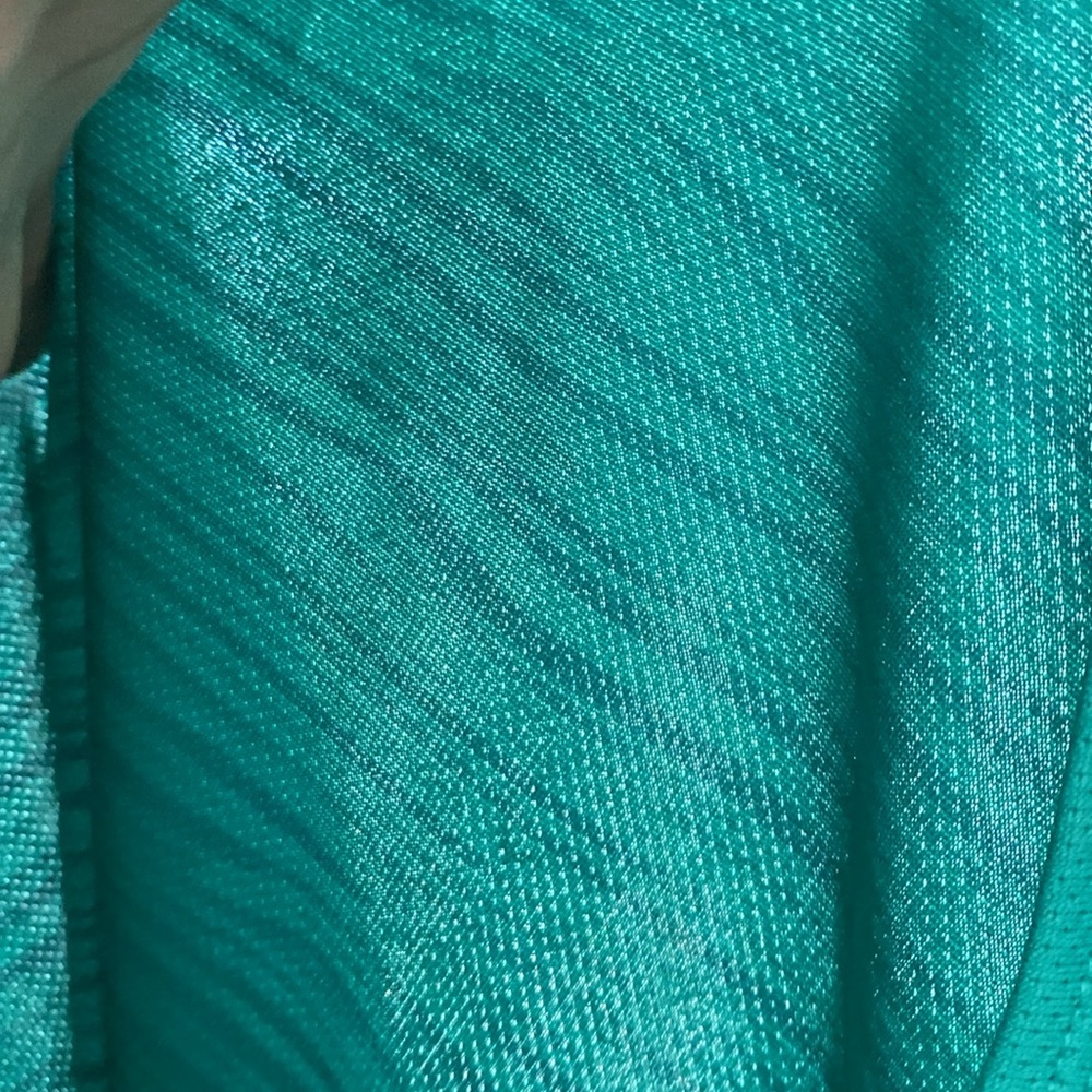 Champion duodry dark seafoam green and navy horizontal strap sporty top - Picture 17 of 17